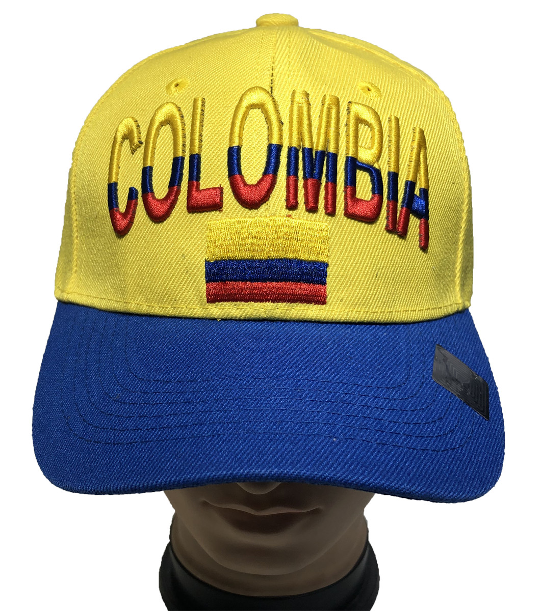 SOLD OUT COLOMBIA Flag Embroidered Adjustable Baseball Cap Hats LOT sold