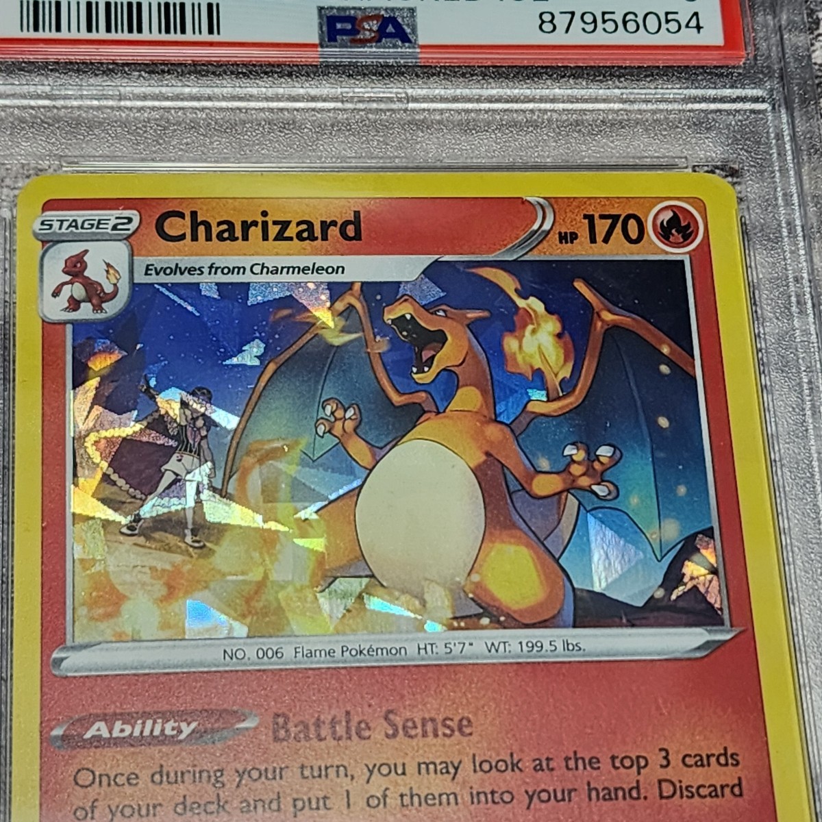 Pokemon Vivid Voltage Charizard Cracked Ice Holo 25/185 PSA