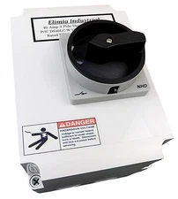 Elimia Enclosed 3 Phase Disconnect Switch DS40LC-W-UL NEMA 4X 30 40 Amp 30A 40A