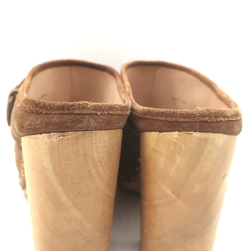 Veronica Beard Dacey Platform Clogs Brown Suede S… - image 14
