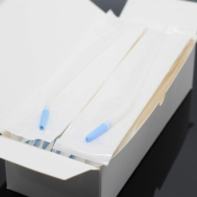 100 Pcs Dental Disposable Surgical Suction Tips Suction Tube Long Slim Type
