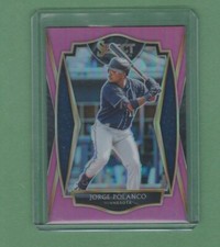 2021 MLB Panini Select Jorge Polanco Pink Prizm 04/10 Minnesota Twins