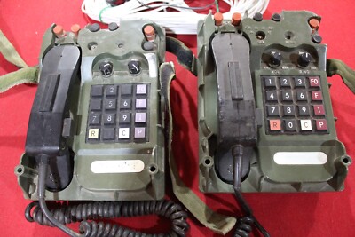 【米軍実物】有線電話機 TA-1042A/U 1989年製 動作不明 米軍実物】有線電話機 TA-1042A/U 1989年製 動作不明 米軍実物】