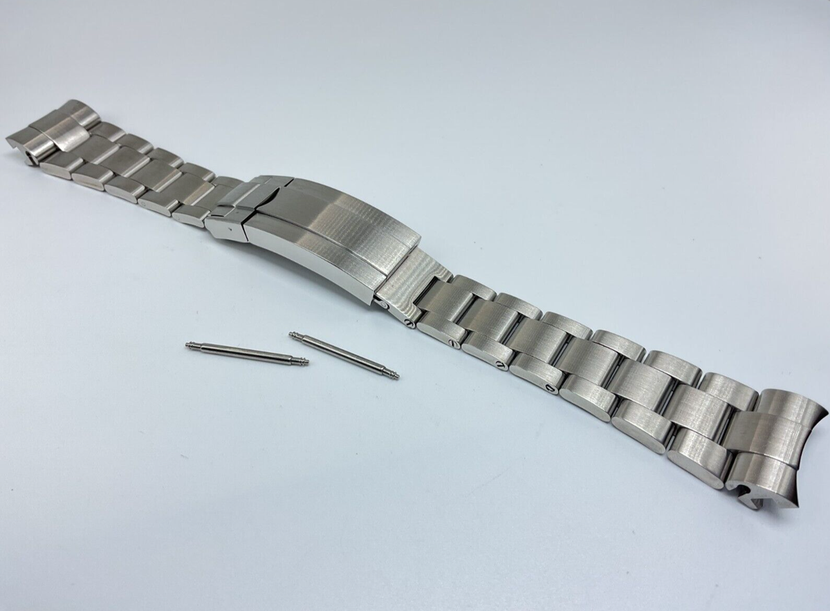 SOLID SS OYSTER BAND BRACELET WITH GLIDE LOCK FOR ROLEX DEEPSEA