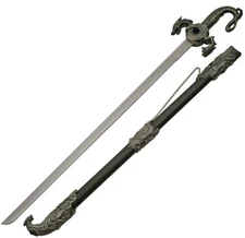 New China Made Dragon w/Scabbard CN926916 Dragon Sword. 35.75" overall. 28.25" s