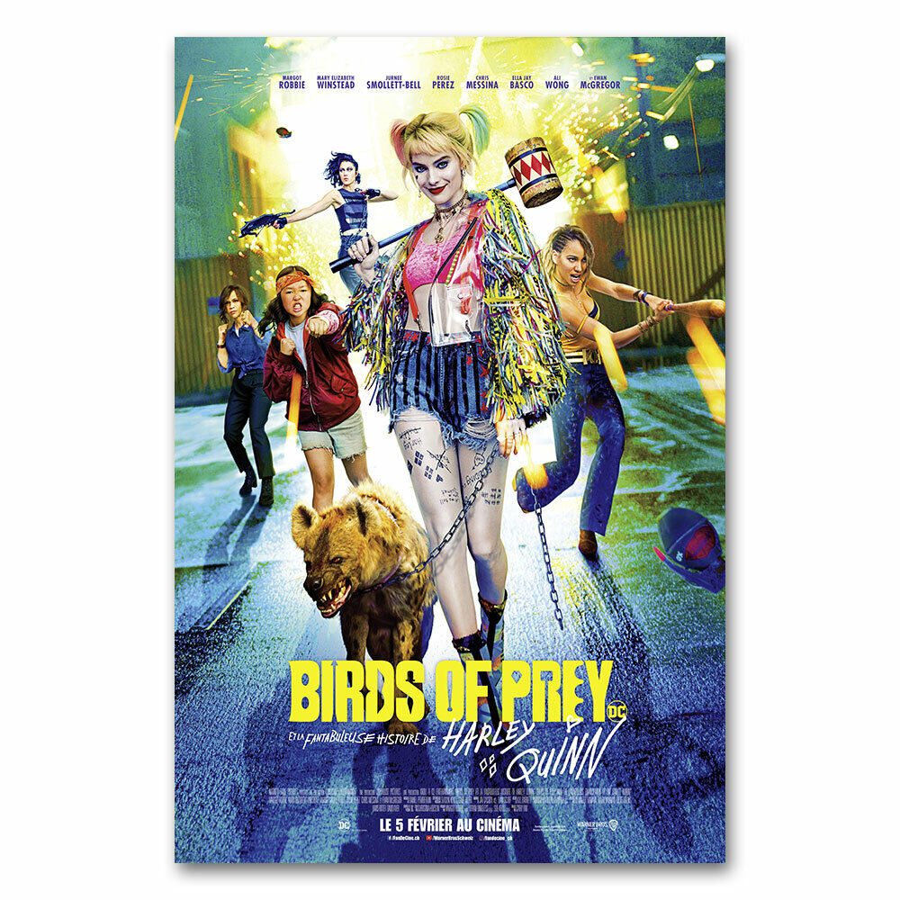 Birds Of Prey - Harley Quinn Movie Poster Print & Unframed Canvas