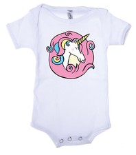 Mameluco unicornio bebé, body bebé de una pieza, mono bebé recién nacido