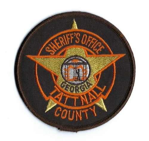 1980s era TATTNALL County GA Georgia Sheriff's OFFICE (not Dept.) patch - NEW! - 第 1/1 張圖片