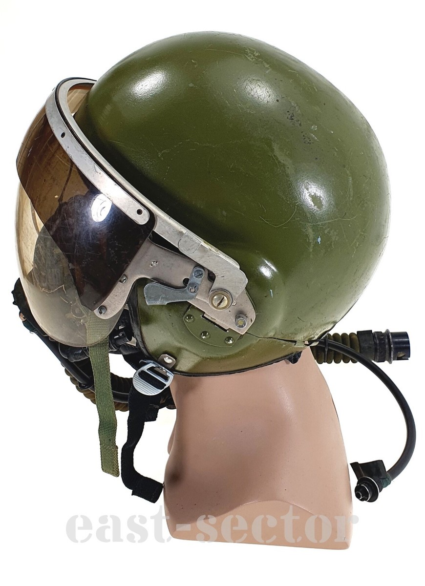 RARE Vintage Fighter Pilot Helmet ZSH-3B Armored USSR Air Force SU
