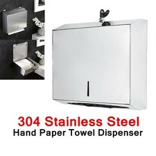 Paper Towel Dispenser Wall Mount Commercial c-fold/Multi-fold/Tri-fold with Lock