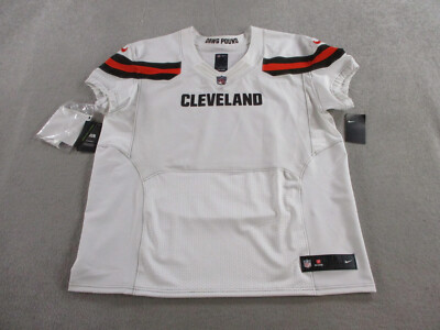 Cleveland Browns Jersey Adult 52 White Nike On Field Blank Practice Dawg  Pound