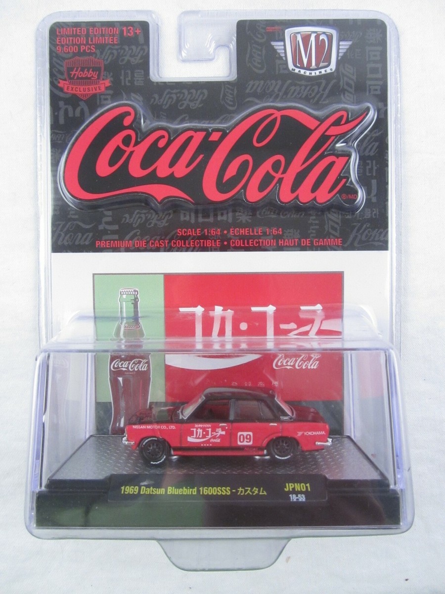 NEW 1969 Datsun BLUEBIRD 1600SSS COCA-COLA JPN01 Japanese Text M2