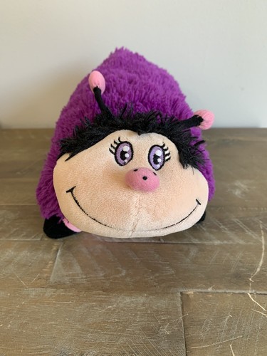 Pillow Pets Pee-wees Purple Ladybug Mini Plush Pillow Stuffed Animal 12” - Picture 6 of 6