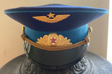 Russische Offizier Milit&auml;rkappe - Alt, selten, rar, gut erhalten!