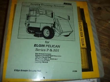 Elgin PELICAN Series P & HH Street Sweeper Service Repair Training Manual xz