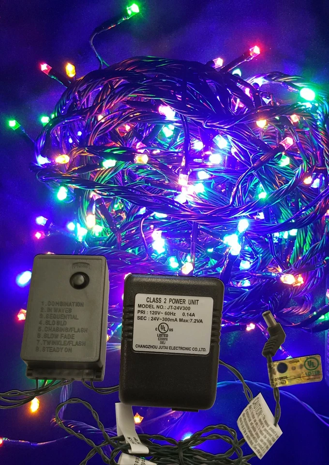 RICE LIGHT, UL, 4 SETS/240 LED STRINGS. 38 FT LONG EACH, MEET USA REGULATIONS - Image 3 of 3
