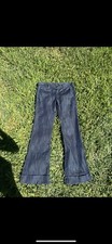 True Religion Jeans Womens 31 Wide Leg Flare Low Rise Made in USA