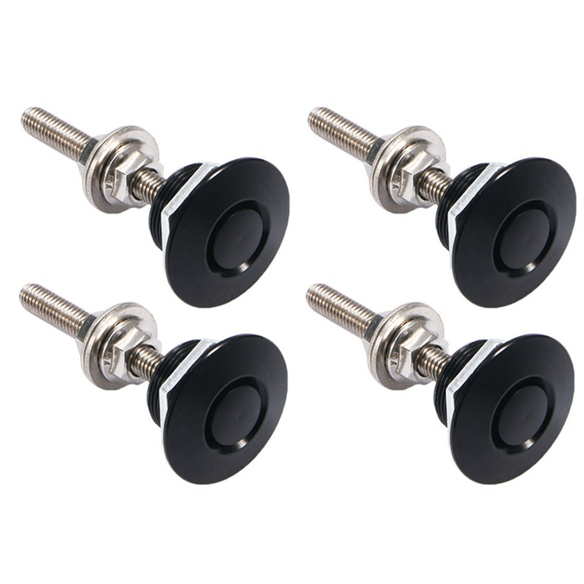 Car Bumper Hood Engine Latch Fastener Push Button Pins Lock Quick Release 30mm