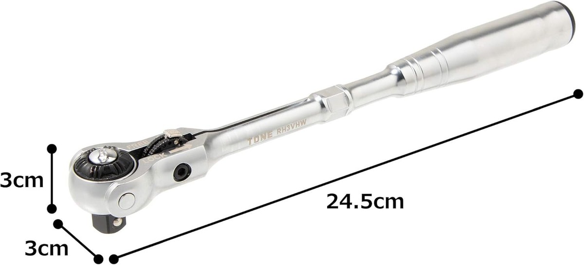 TONE RH2H Ratchet Handle (Socket Hold Type)
