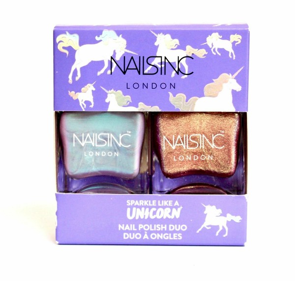 Nails Inc Sparkle Like a Unicorn Nail Polish Duo Kit 2 X 14ml for sale
