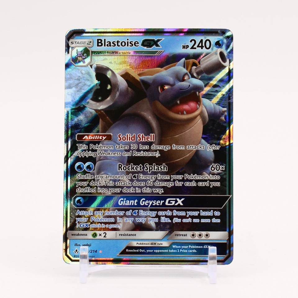 blastoise gx pokemon card value Scored my first blastoise gx : r/PokemonTCG