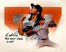 Dereck Rodríguez Signed San Francisco Giants 11x14 Photo JSA COA 3