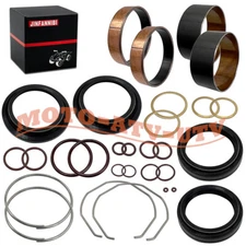 Fork Bushings Dust Oil Seals Rebuild Kit For Honda CR125R 1997-2007, CR250R 1996