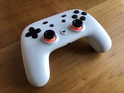 Google Stadia Controller Bluetooth Gamepad Weiß PC Smartphone Gaming USB-C
