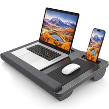 Laptop Lap Desk, Portable Large Laptop Desk for Bed, Up to 17 Inch Lap Pad Tr...