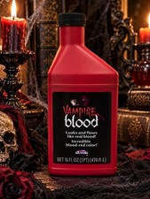 Vampire Fake Blood 16 Oz Theatrical Costume Accessory Halloween Prop Stage