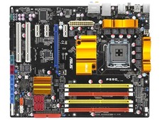 For ASUS P5QC motherboard LGA775 P45 2*DDR3 4*DDR2 8/16G ATX Tested oK