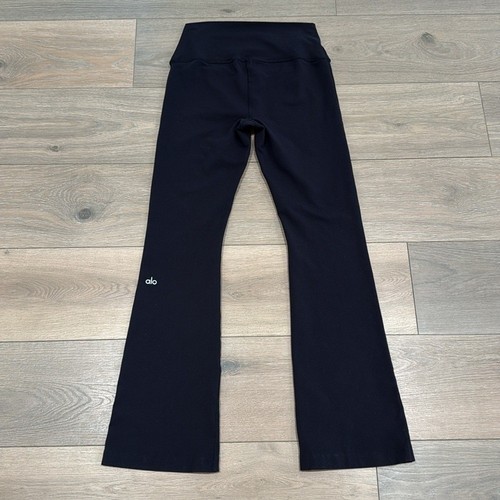 ALO YOGA Black Airbrush High-Waist Bootcut Active Workout Studio Pants Size M - Bild 2 von 13