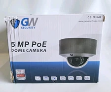 GW Security GW5071P 5MP 1920P IP PoE Camera 2.8-12mm Security Dome Camera.