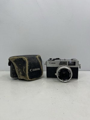 Canon Canonet 35mm Silver 35mm Camera - With Case & Lens - Untested