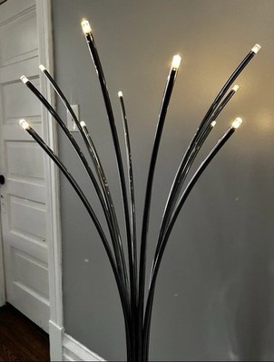 IKEA HOVNAS (HÖVNÄS) Floor Lamp Silver Chrome Modern Lighting | eBay