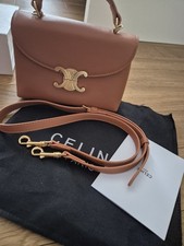  Celine Leather Shoulder Bag