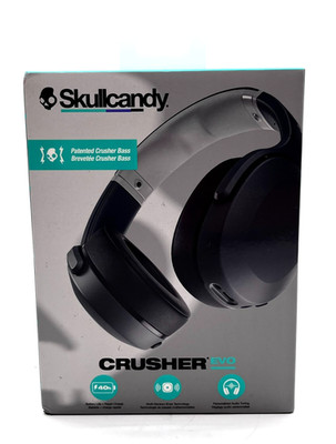 Skullcandy Crusher Evo Wireless Over The Ear Headphones Black New