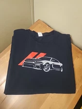 Dodge 2020 Charger SRT Hellcat Widebody Men’s T-Shirt Black Size XL