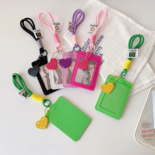 2026Kpop Photocard Holder Credit ID Card Protective Case Photo Pendant Keychain