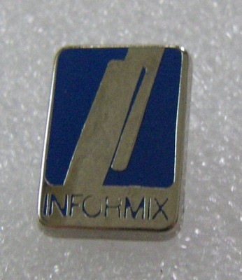 Anstecknadeln INFORMIX SGBD DATENBANK SOFTWARE COMPUTER Vintage Badge