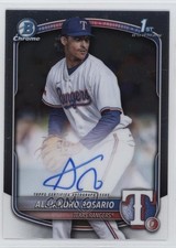 2025 Bowman Chrome Prospect Auto Alejandro Rosario #CPA-ARO Auto vs3