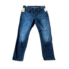 Buffalo By David Bitton Men's Slim Ash Jeans Stretch Light Medium Indigo 38x32 