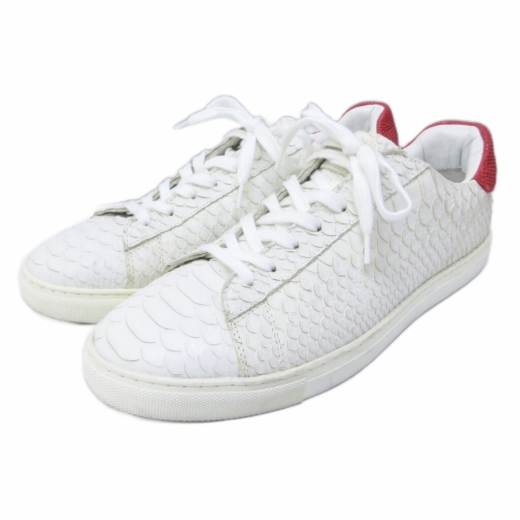 DSQUARED2 Sneakers Python Leather Low Cut Logo Pl… - image 1