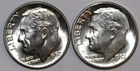 (2) Roosevelt Dimes - 1952D(BU) 1952P(BU) - #9686D FREE SHIPPING
