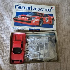 Complete Open Vintage Entex Ferrari 365 Gtbb 1980 Nart Le Mans. 124 Kit