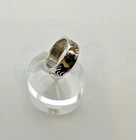 VTG Sterling Silver .925 Made in Mexico Multi COLOR Wave Band- Size 8