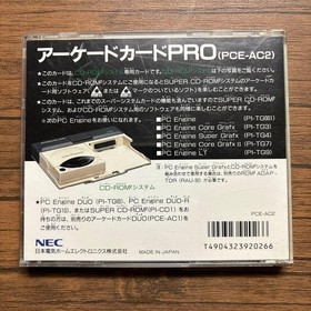 PC Engine Arcade Card Pro CD Rom2 NEC PCE Japan Used