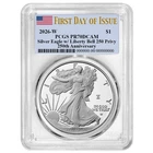 2026-W $1 1-oz Proof American Silver Eagle PCGS PR70DCAM FDOI Flag Label