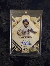 PETE ALONSO 2025 Topps Diamond Icons Auto Card 18/25 SP SIGNED W/ORIOLES!
