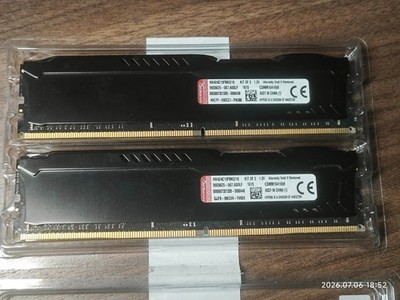 Kingston HyperX FURY 16GB (2x 8GB) DDR4 2400MHz (HX424C15FBK2/16)